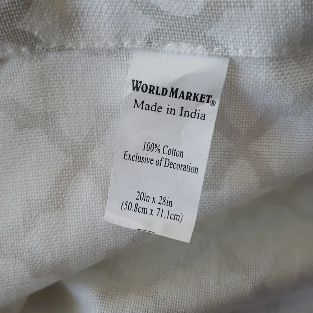World Market NWOT Embroidered Fall Kitchen Towels